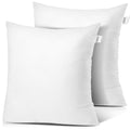 Nestl 16X16 Pillow Inserts - Throw Pillow Insert 16X16, 2 Pack Square Pillows, Decorative 16X16 Pillows Throw White, 16 X 16 Pillow Insert, Lumbar Pillow Insert For Bed And Couch