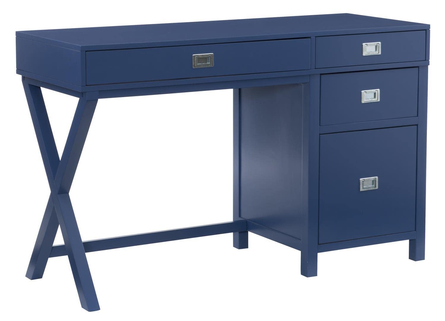 Peggy Side Storage Desk Navy