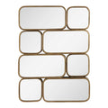 Uttermost Canute Antiqued Gold 23 3/4 x 32 Wall Mirror