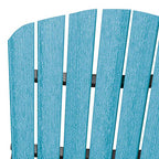 American Furniture Classics 519ARB Adirondack Chair, One Size, Aruba Blue/Black