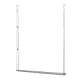 STORAGE MANIAC Hanging Closet Rod, Adjustable Width and Height Closet Hanging Organizer, Space-Saving Clothes Hanging Bar, Close