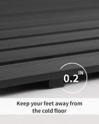 Padoor Shower-Mat Non Slip, Heavy Duty Bathtub-Mat Curlable Quick Drain Sturdy Bath Tub Mat Without Suction Cups For Indoor Outd