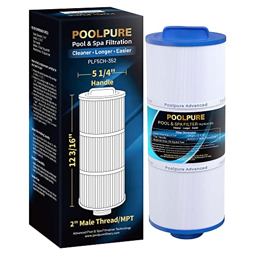 Poolpure 5Ch-352 Spa Filter Replaces Ppm35Sc-F2M, Marquis Spa 20042, 20092, 70-0240, 370-0242, 370-0243, Filbur Fc-0196, 2' Mal