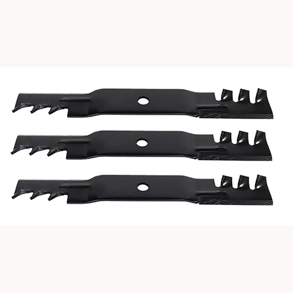 Reliable Aftermarket Parts Our Name Says It All M113518 M115496 Set Of Three Toothed Mulcher Mower Blades Fits John Deere 54Deck
