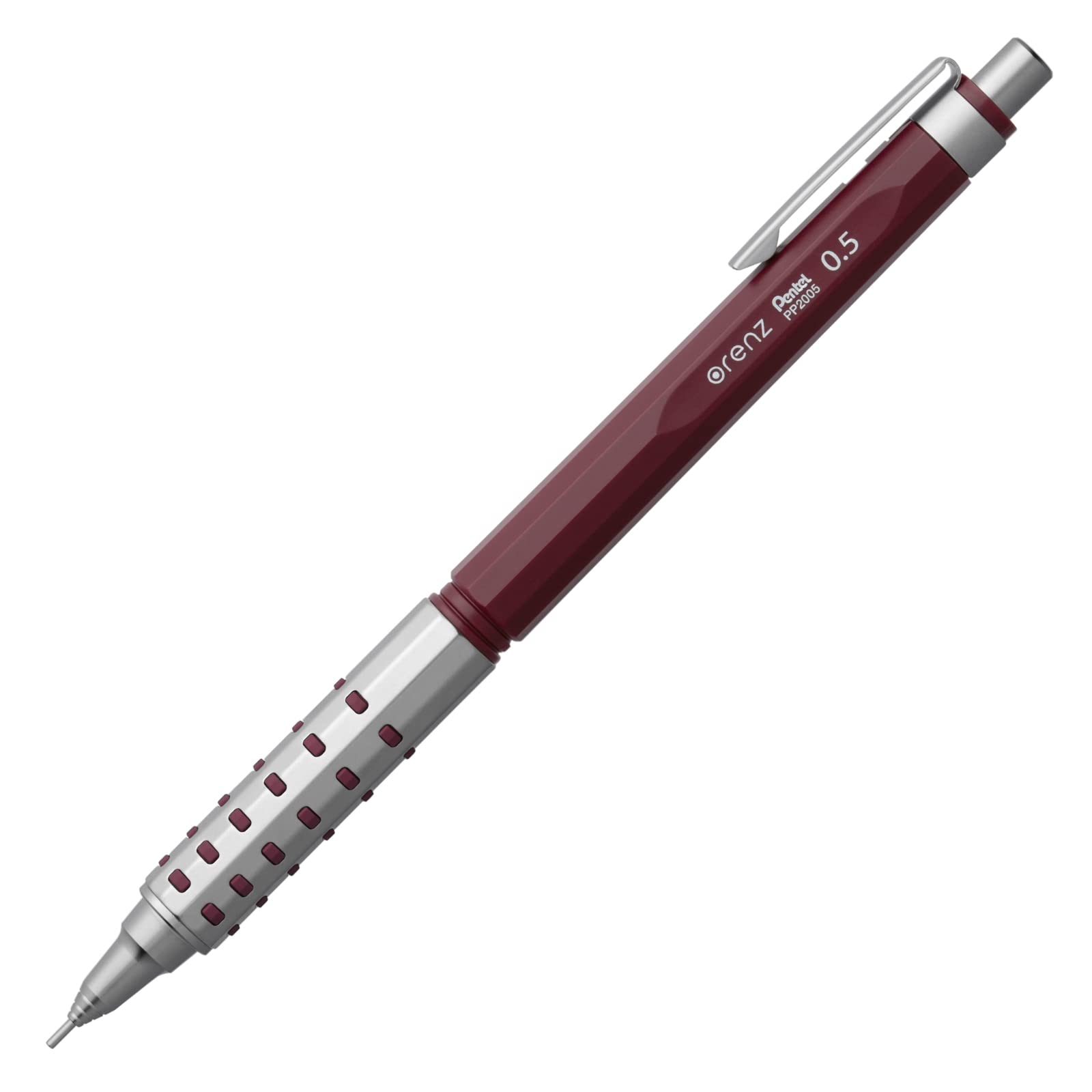 Pentel Xpp2005-B Olens At 0.5Mm Dark Red Mechanical Pencil