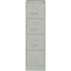 Lorell 4-Drawer Vertical File, 15 by 22 by 52, Light Gray
