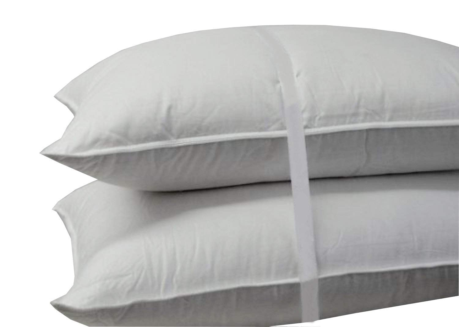 Royal Hotel'S Down Pillow - 500 Thread Count 100% Cotton, Down, Standard/Queen Size, Firm, Set Of 2