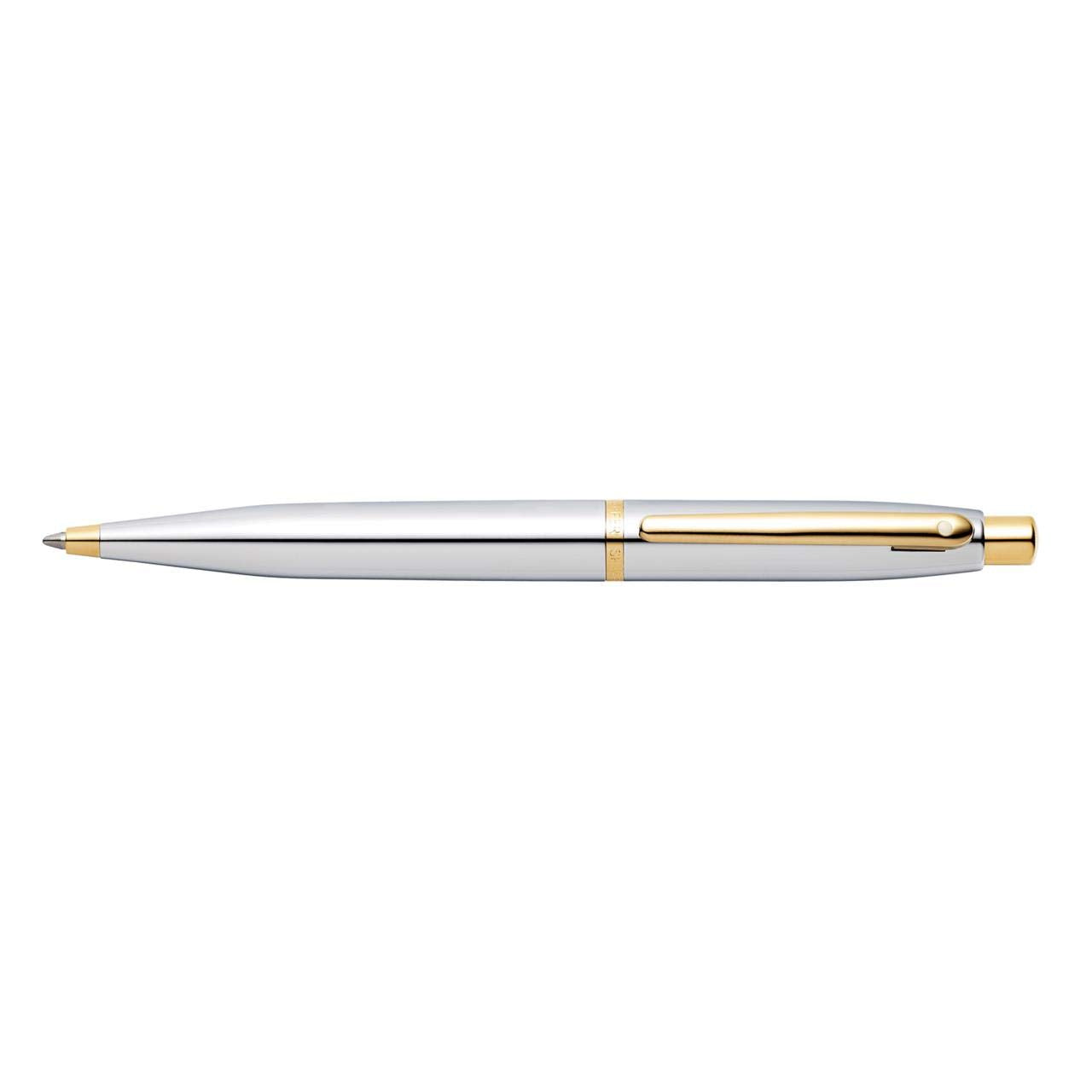 Sheaffer Vfm Chrome Ballpoint Pen With Gold Tone Appointments