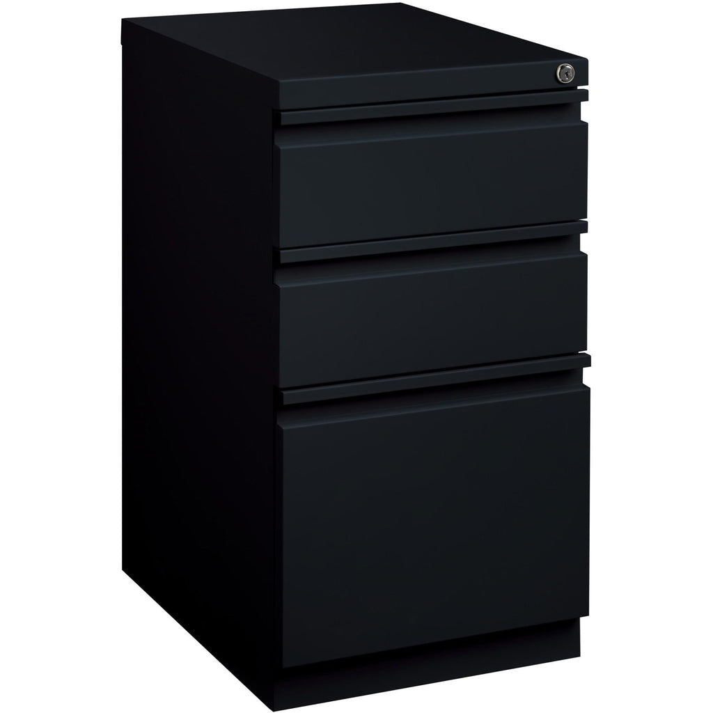 Lorell LLR49521 Mobile File Pedestal, Black