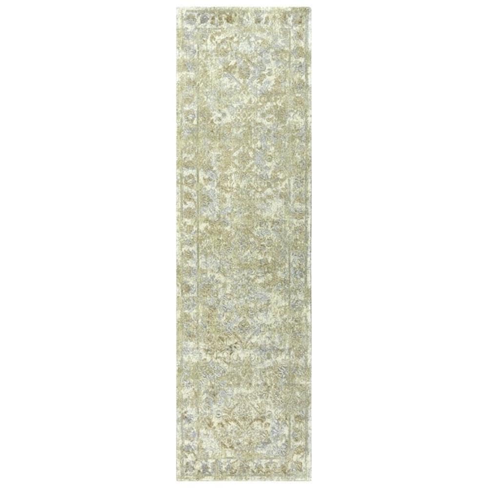 Rizzy Home Alora Decor Radiant 2'6" X 8' Classic Beige/Ivory Hybrid Area Rug