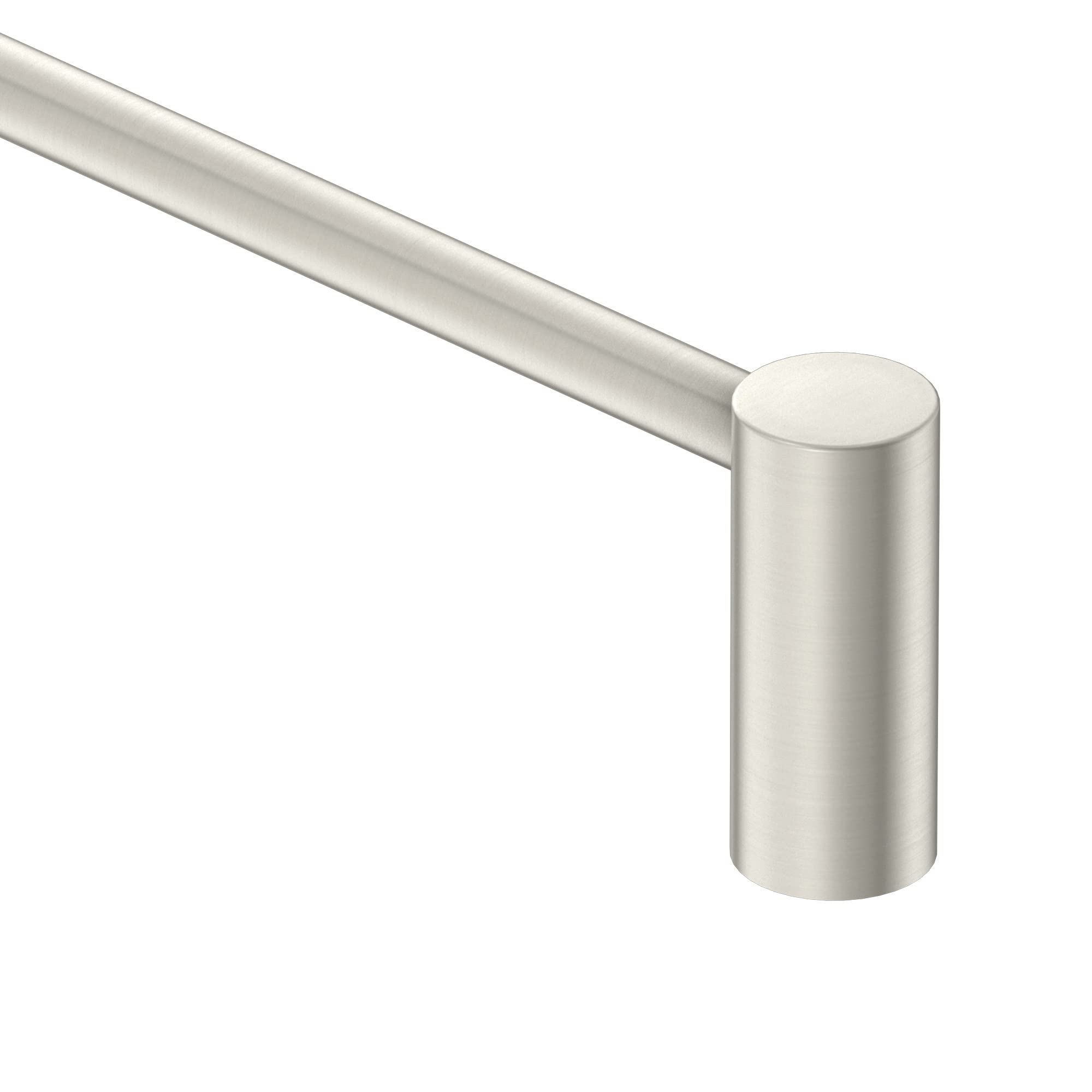 Moen YB0424BN Align 24-Inch Modern Single Towel Bar for Bathroom or Kitchen, Brushed Nickel