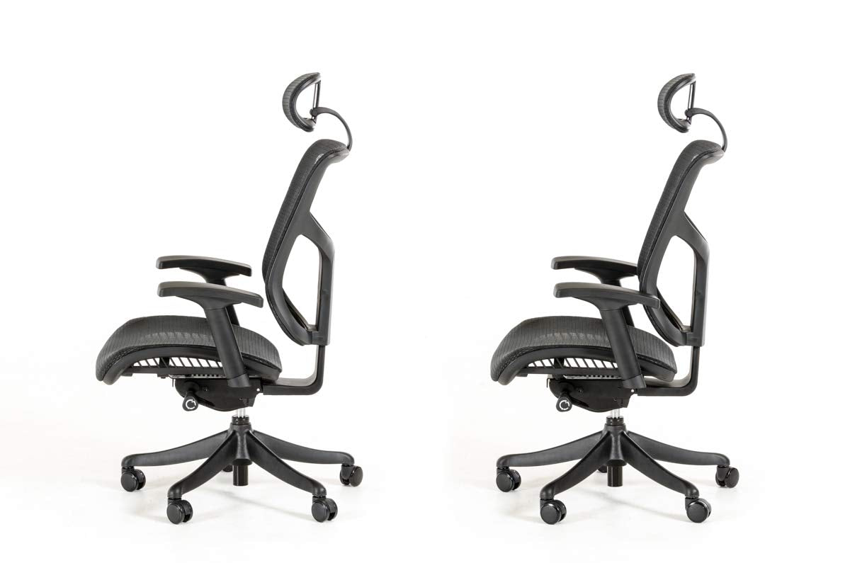HomeRoots Furniture Conference Room Modern Black Office Chair