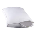 Stonecrest Gusseted Pillow Protector - 1 Pc, Zipper Premium Gusset Pillow Encasement Covers(300Tc Sateen-Gusset, Queen)