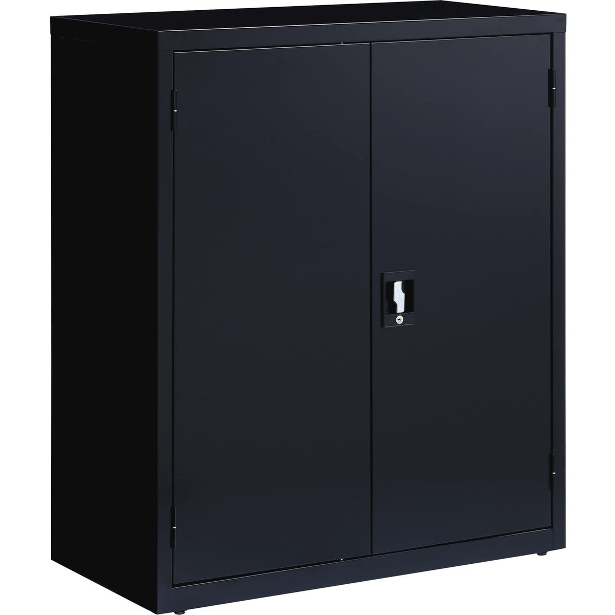 Lorell LLR41305 Fortress Series Storage Cabinets, Black