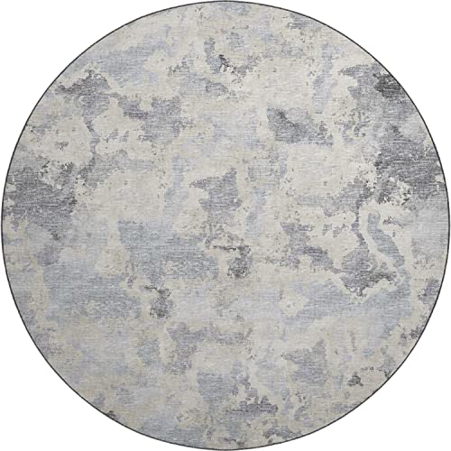 Camberly Cm2 Grey Casual Rug Round 8' X 8'