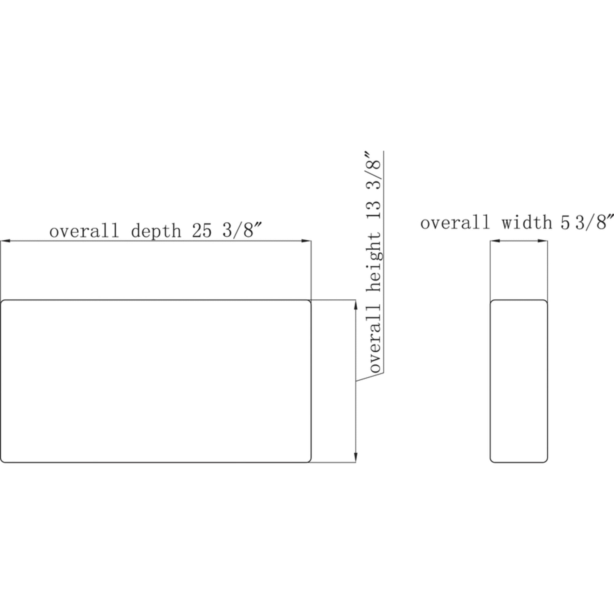 Lorell Contemporary Sofa Seat Cushioned Armrest