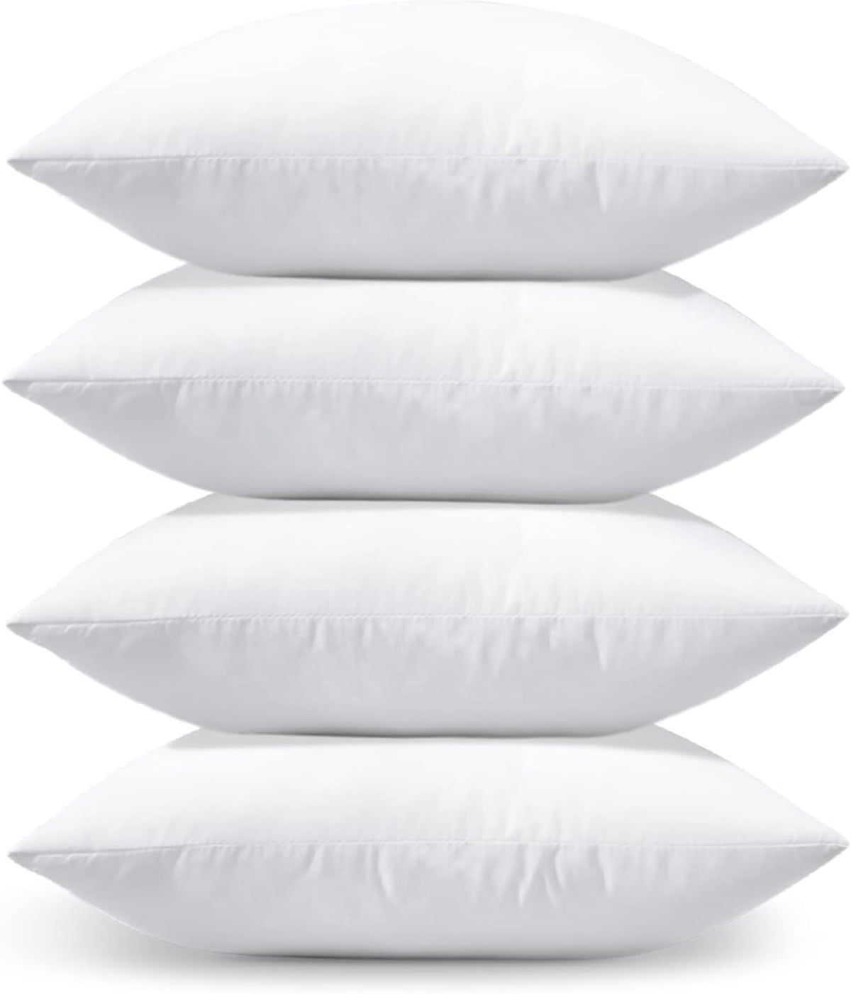 Otostar 18X18 Pillow Inserts Throw Pillow Inserts Set Of 4 18 X 18 Inches Bedding Pillow Inserts Square White Decorative Throw P