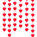 Pop The Party Felt Fabric Heart Hanging String Garlands for Valentines Day Decoration | Romantic Hanging Decorations | Annivers