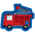 First Responders Fire Truck-Shaped Plates, 7'' (Pack of 8) - Unique & Adorable Tableware, Perfect for Kids Parties & Celebration