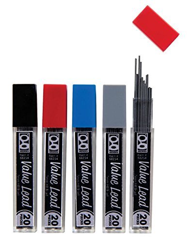Raymond Geddes Value Lead Mechanical Pencil Refills, 0.7Mm (Pack Of 24)