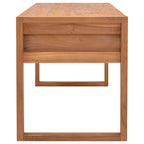 vidaXL Solid Teak TV Stand - Media Console/Storage Cabinet for Living Room/Office - 47.2"x15.7"x17.7" - Brown Teak Wood
