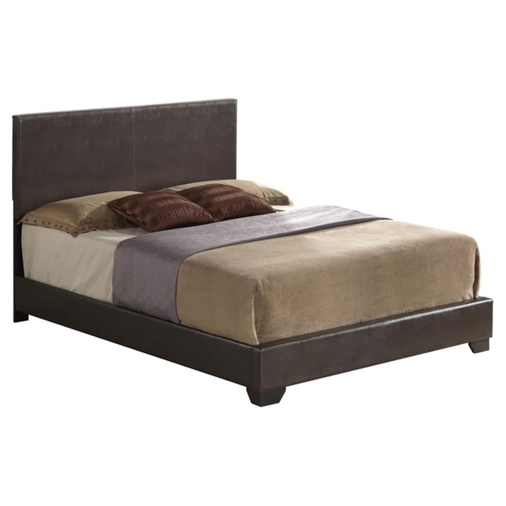 Acme Furniture Ireland Iii Upholstered King Bed In Brown