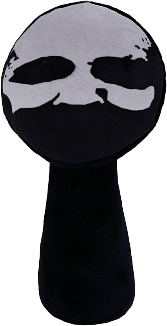 Sprunki Plush,10In Sprunki Game Plush, Realistic Cute Soft Stuffed Animal Doll Pillos Game Fans Boy Girl Kids(B-Black)