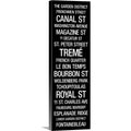 CANVAS ON DEMAND Bus Roll: New Orleans Canvas Wall Art Print by Kate Lillyson, Home Decor, Black and White Artwork, 12  x36in