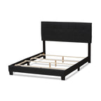 Baxton Studio Brookfield Bed, Queen, Dark Grey (134-7399-HiT)