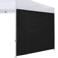 Cooshade Instant Canopy Sunwall 10X10 Canopy Sidewall For Pop Up Canopy Tent, 1 Pack Door Wall Only, Black