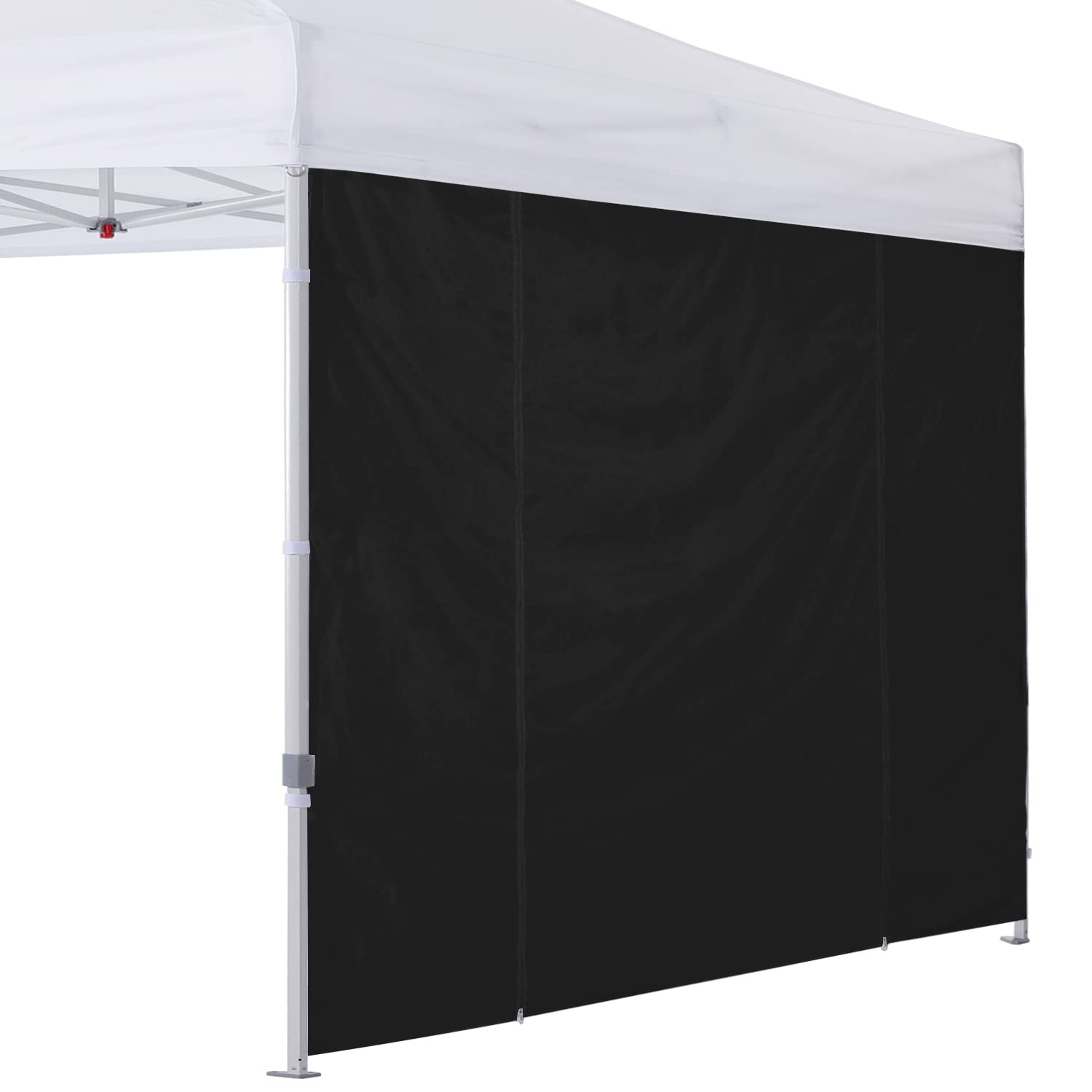 Cooshade Instant Canopy Sunwall 10X10 Canopy Sidewall For Pop Up Canopy Tent, 1 Pack Door Wall Only, Black