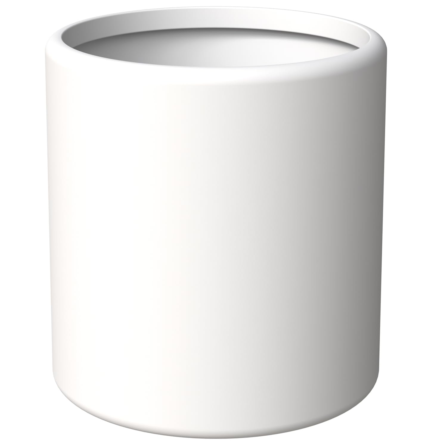 Tundra Series Poly Stone Planter Set in Aged Concrete