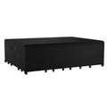 Ibirdie Outdoor Patio Furniture Set Covers 90 X 76 Inch Fit 6 X 7 Ft, 72, 74, 76 Inch Wide, 90, 86, 87 Inch Long Outside Dining