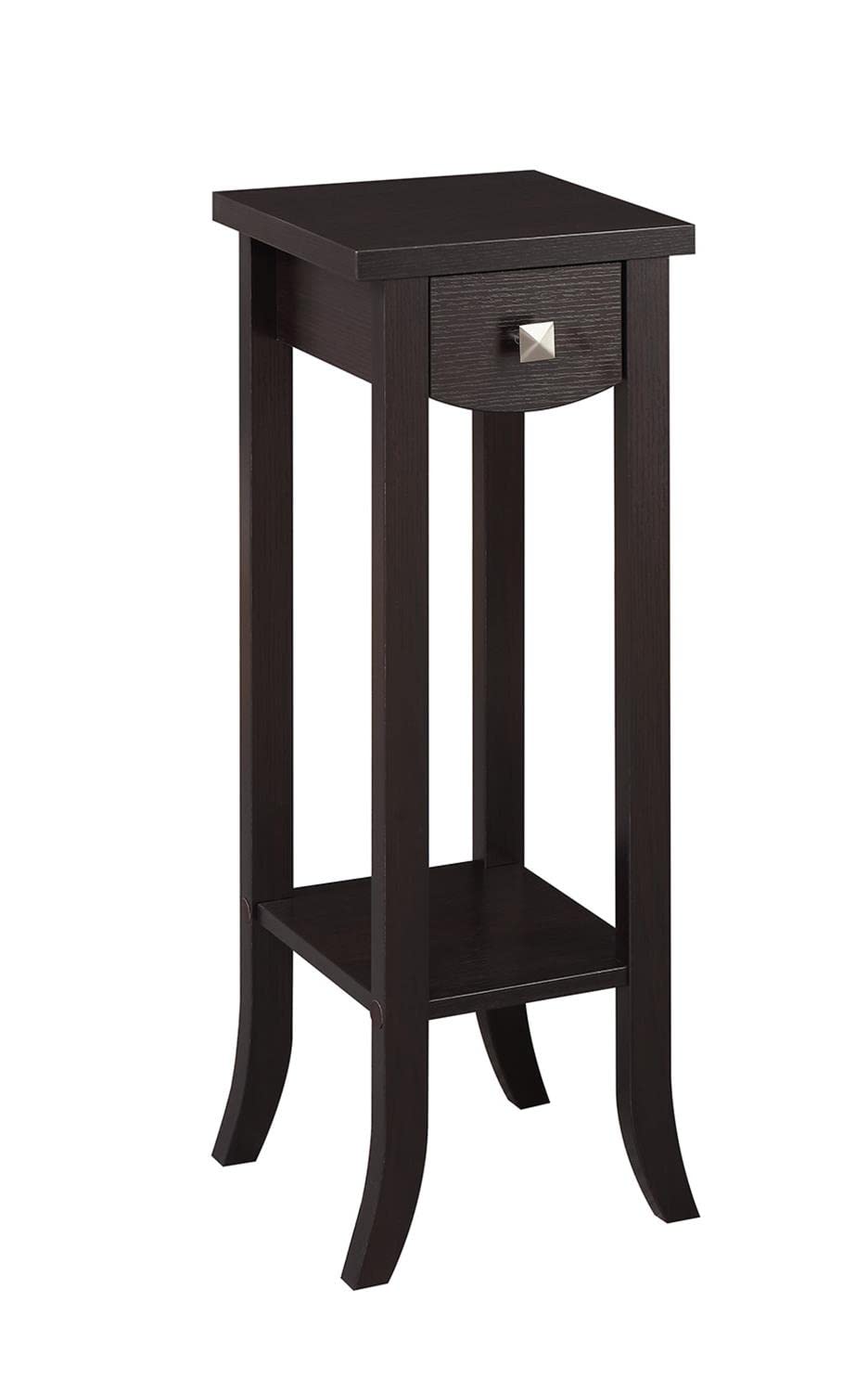 Convenience Concepts Newport Prism Tall Plant Stand, Espresso