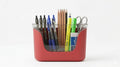 DAKSHAM Wall Mounted Storage Organizer for Bathroom & Office Desk | Multipurpose Plastic Toothbrush & Cosmetics Holder | Space S