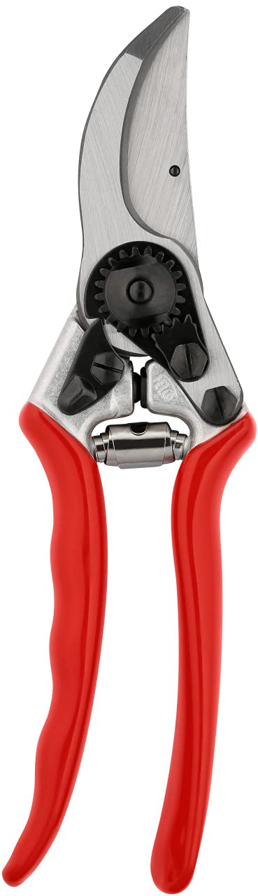 Felco Pruning Shears (F 11) - High Performance Swiss Made One-Hand Garden Pruner With Steel Blade