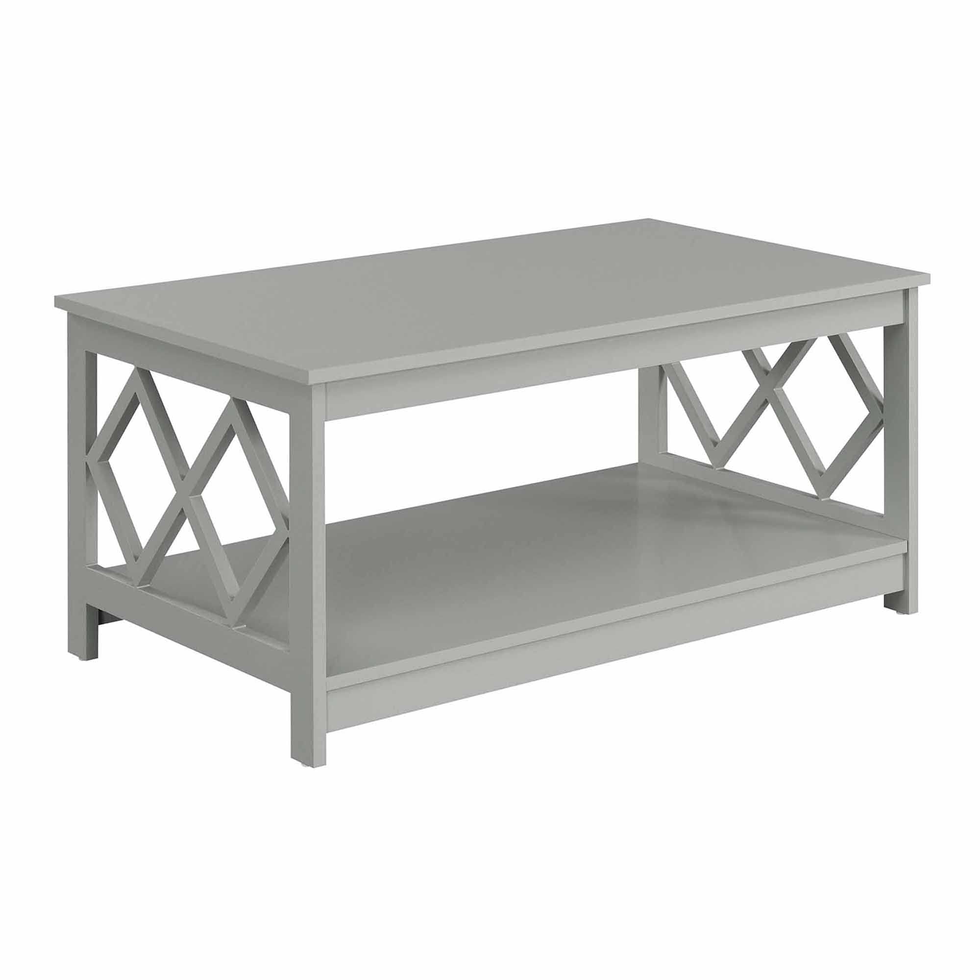 Convenience Concepts Diamond Coffee Table, Gray