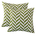 Pink Parrot Cotton Single Colour Printed Throw Pillow Covers/Cushion Covers (16X16 Inches)  Set Of 2 Pcs Code0128