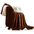 Nanpiper Sherpa Blanket Warm Blankets For Winter Super Soft Fuzzy Flannel Fleecewool Like Reversible Velvet Plush Couch Blanket