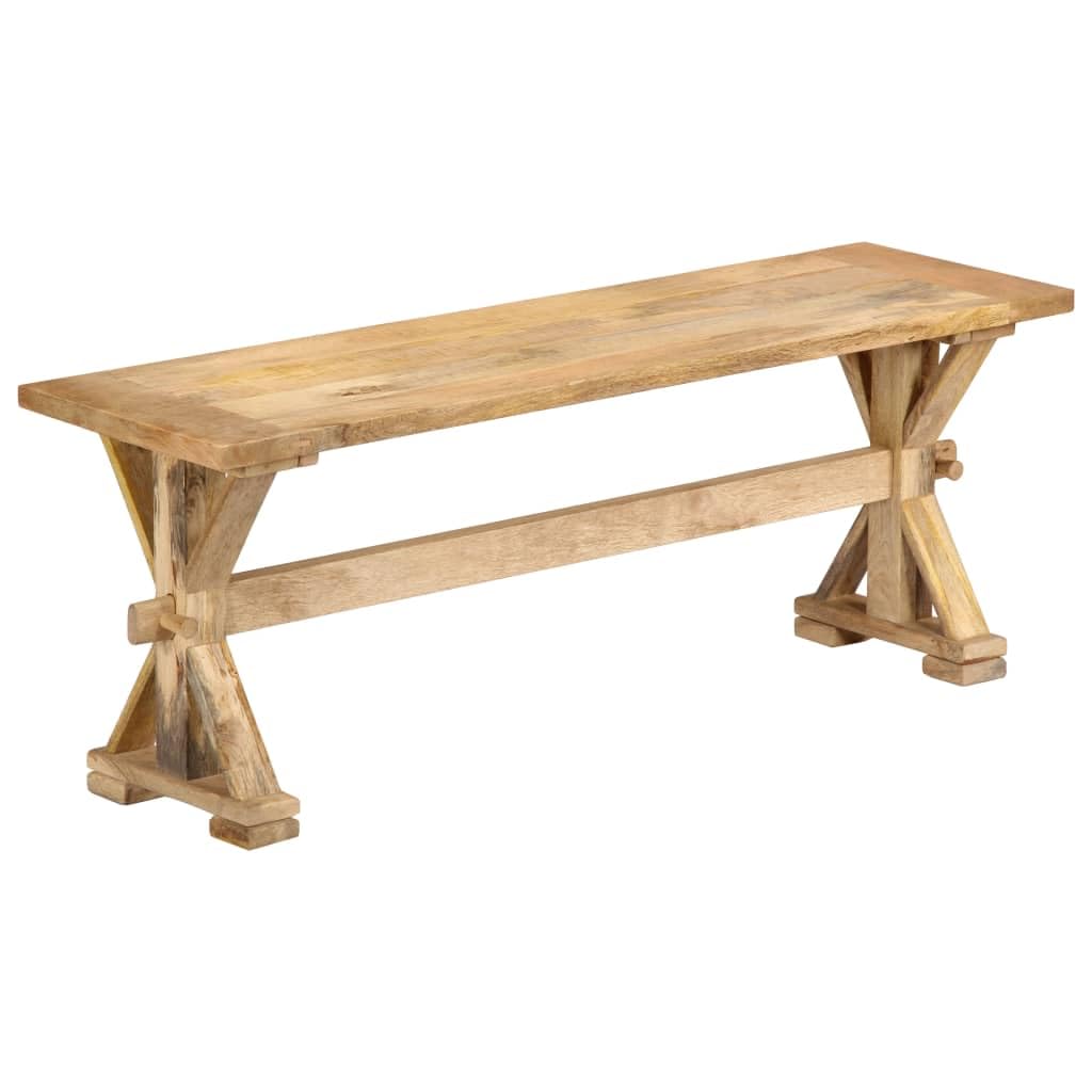 Nusgear Hall Bench 47.2&quot;X13.8&quot;X17.7&quot; Solid Mango Wood