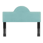 Modway Dawn Performance Velvet Headboard, King/Ca King, Mint