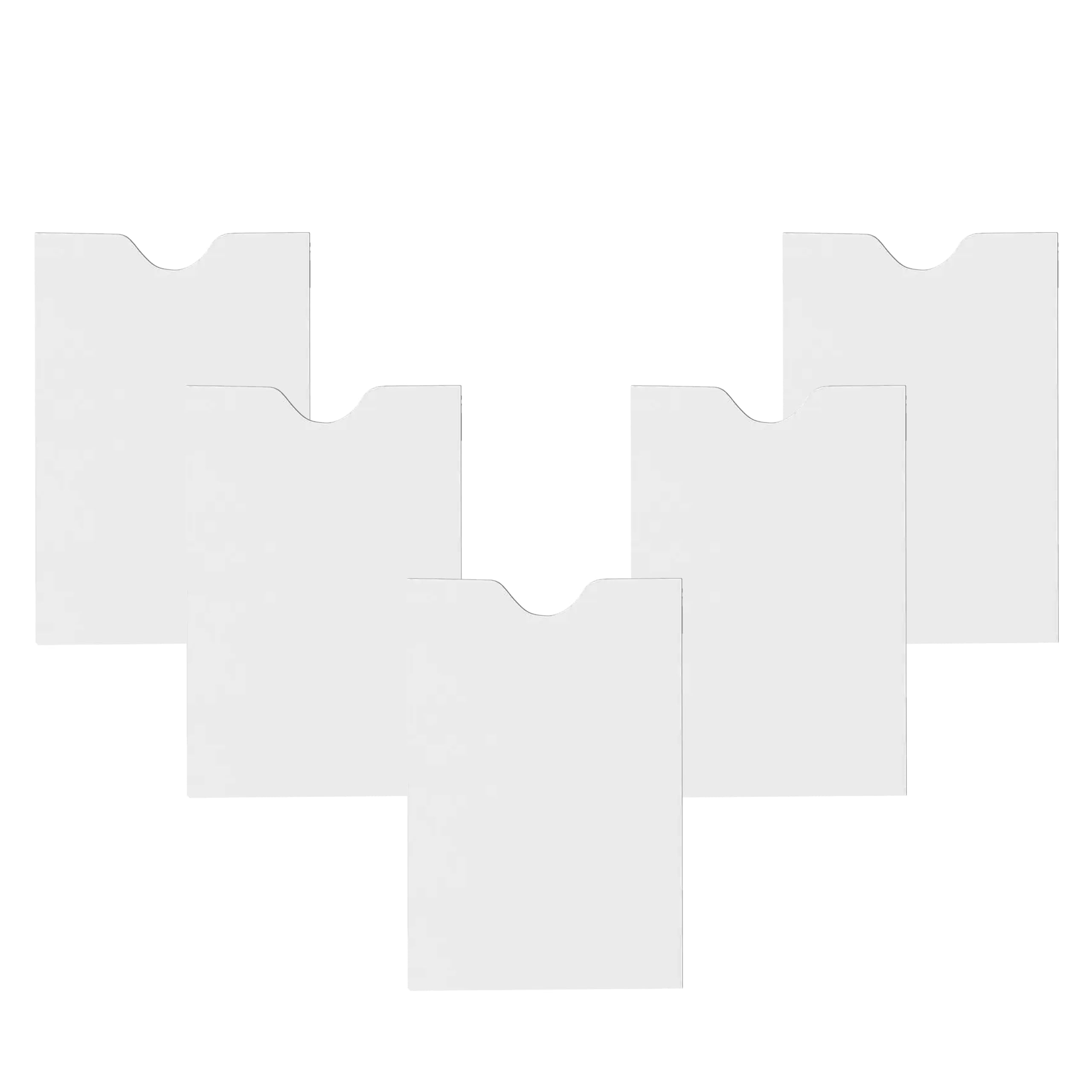 500 Dronka Envelope Key Card Sleeves, 2 3/8' X 3 1/2', White, Sturdy 24Lb. Paper, 500/Box