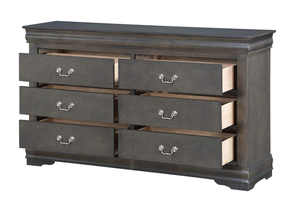 Acme Louis Philippe Dresser in Dark Gray