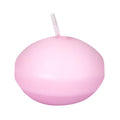 Zest Candle 24-Piece Floating Candles, 1.75-Inch, Pink
