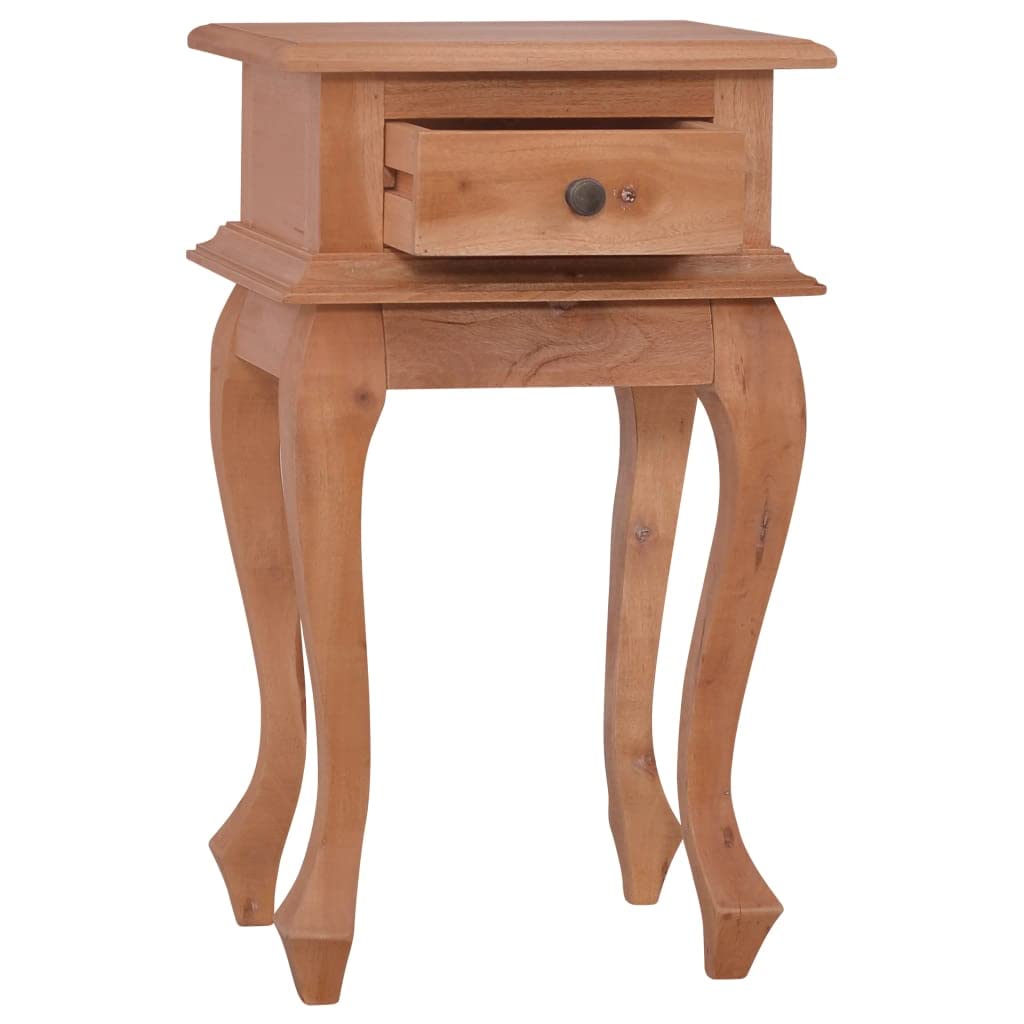 Bedside Table 13.8&quot;x11.8&quot;x23.6&quot; Solid Mahogany Wood