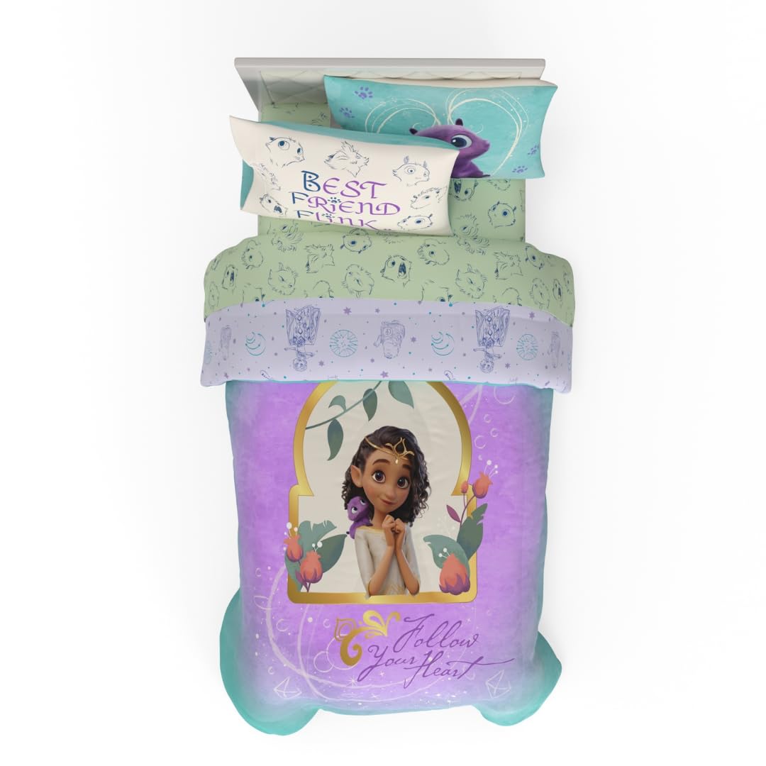 Franco Spellbound Kids Bedding Super Soft Microfiber Comforter And Sheet Set, 4 Piece Twin Size, (Officially Licensed Product)