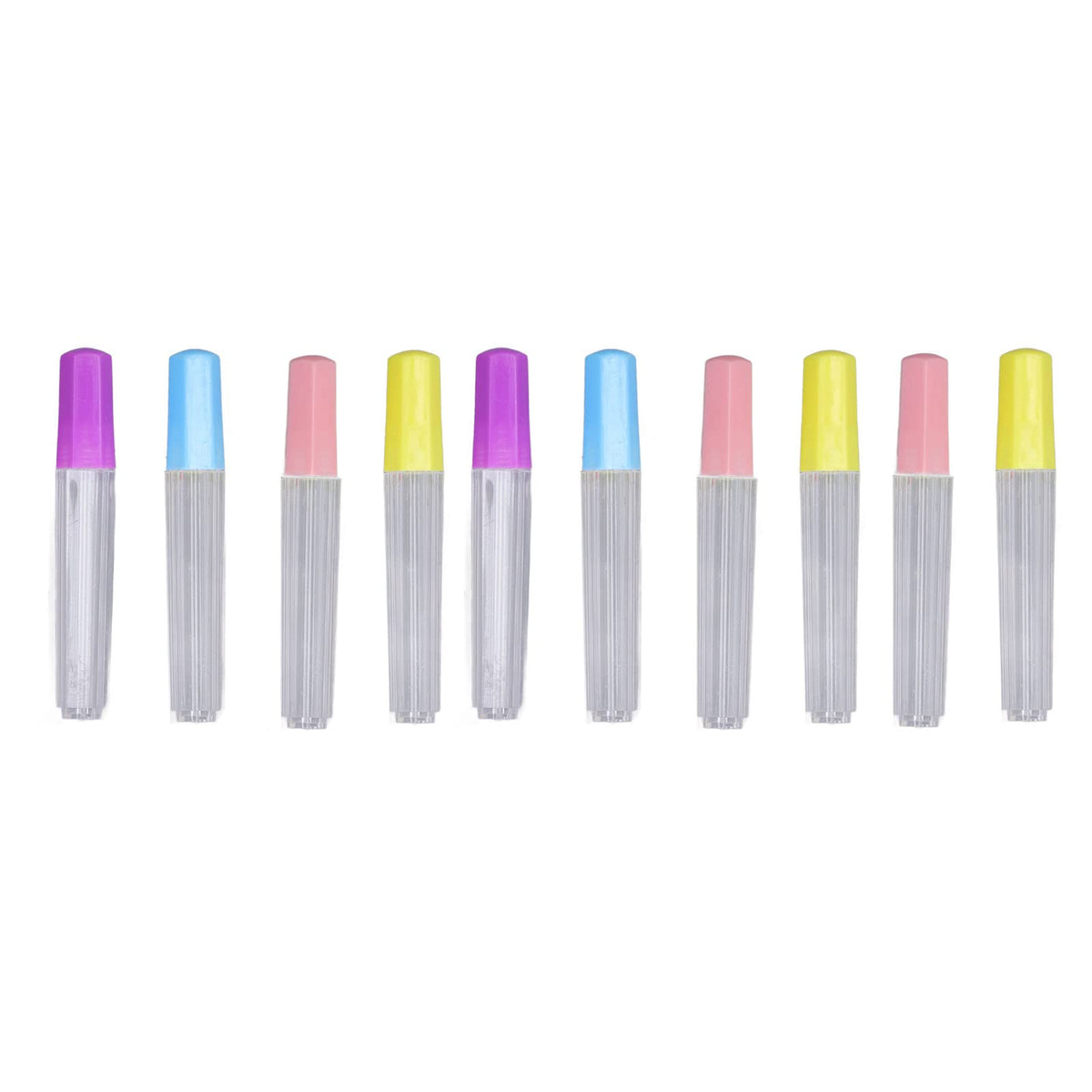 plplaaoo Sewing Needles Container, Clear Durable Plastic Sewing Pins Storage Case, 10Pcs Pin Needle Storage Tubes, Sewing Needle