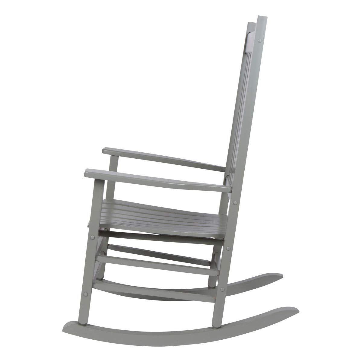 Shine Company 4332Sg Vermont Porch Rocker, Wood, Storm Grey