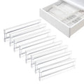 Mann MartExpandable Kitchen Drawer Organizers: 6Piece Adjustable Cutlery & Utensil Dividers For Neat, ClutterFree Storage