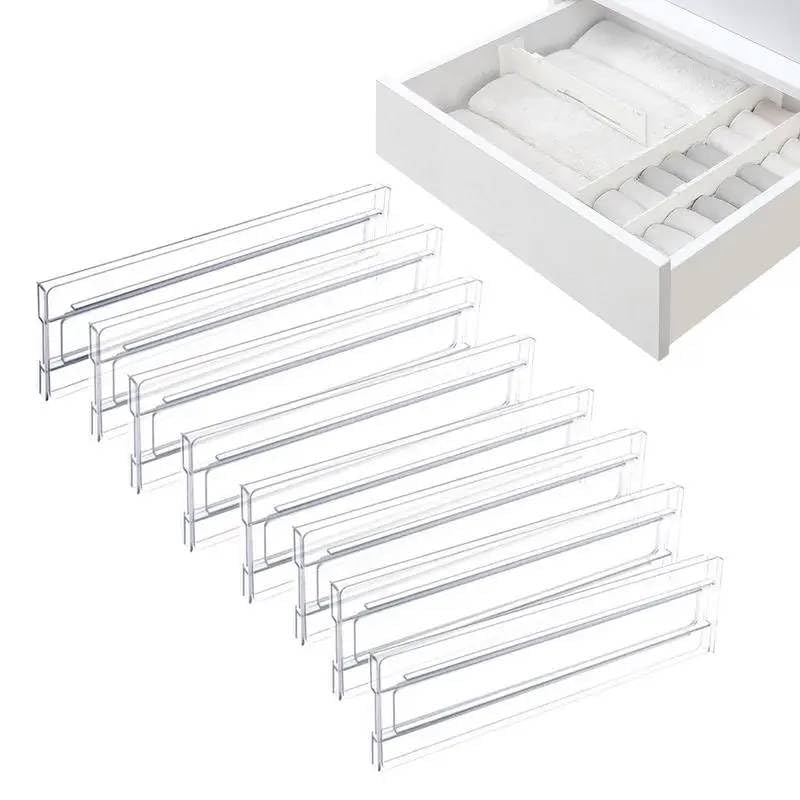 Mann MartExpandable Kitchen Drawer Organizers: 6Piece Adjustable Cutlery & Utensil Dividers For Neat, ClutterFree Storage
